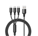 CABLE DATOS PULPO TIPO C + TIPO V8 + LIGHTNING