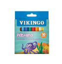 VIKINGO PLASTILINA DELGADA CJX10