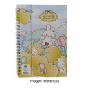 KAWAII CUADERNO ANILLADO A5 BUNNY