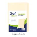 GRAPHOS FOLDER MANILA A4 CREMA PQTX25