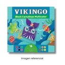 VIKINGO BLOCK CARTULINA MULTICOLOR 150GR 24x31.5CM 16 HOJAS