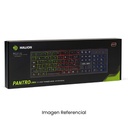 HALION TECLADO GAMER K330 PANTRO RAINBOW MEMBRANA USB 105 TECLAS