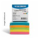 VIKINGO NOTAS ADHESIVAS 3X3 PULG. 5 COLORES 500 HOJAS
