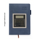 AGENDA DIARIA CALCULADORA FILO DORADO 2026