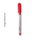 TWINS BOLIGRAFO TINTA SEMI GEL TRI-LINE 032 CON GRIP 0.7MM ROJO