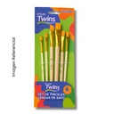 TWINS PINCEL LENGUA DE GATO SET X6 UND OVALADO AR-01287