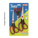 TWINS SET DE TIJERAS MANGO DE GOMA X3 PZS AR-01417