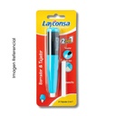 LAYCONSA BORRADOR TIPO LAPICERO 2 EN 1 CON TAJADOR + REPUESTO