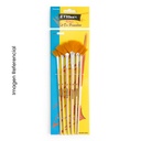 JUEGO DE PINCELES PUNTA ABANICO X6