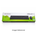 HALION KIT TECLADO Y MOUSE INALAMBRICO USB HA-K654C NEGRO