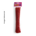 CHENIL - LIMPIA PIPA COLORES X25 ROJO