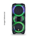KASSEL PARLANTE PORTATIL K2812 2X8PUL BLUETOOTH RGB USB TF RADIO FM MICROFONO INALAMBRICO