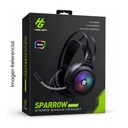 HALION AUDIFONO SPAROW HA-856 C/MICROFONO RGB USB + 3.5MM 50MM