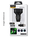SUPER CIGARRERA CC23 66W + CABLE TIPO C A C TRANSMITOR BLUETOOTH
