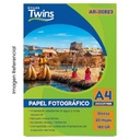 TWINS PAPEL FOTOGRAFICO A4 180GR GLOSSY BOLSAX20 AR-00823 